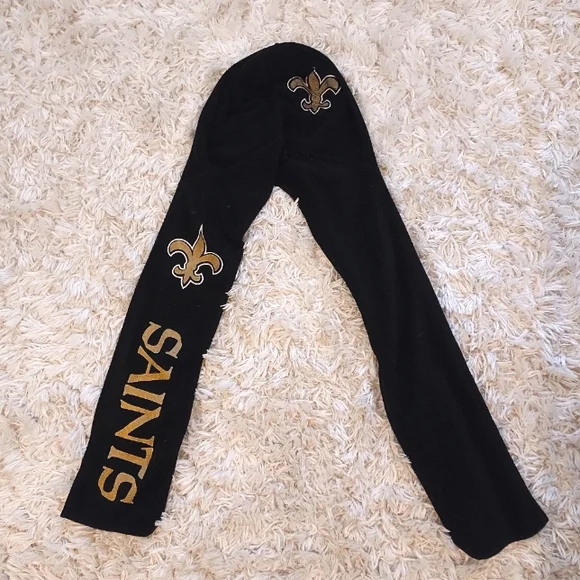 SAINTS Black Hat and Scarf Combo - Picture 3 of 4